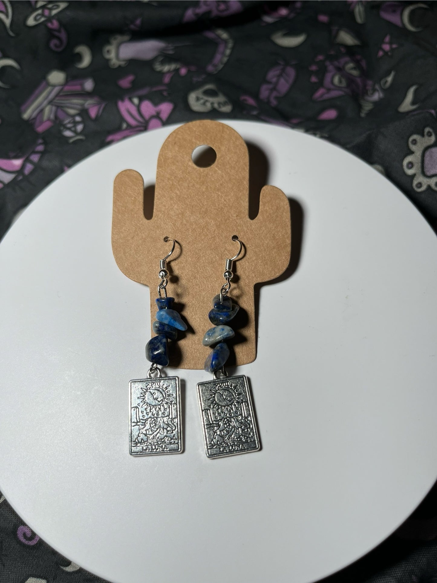 Handmade Lapis Lazuli “La Luna” Earrings