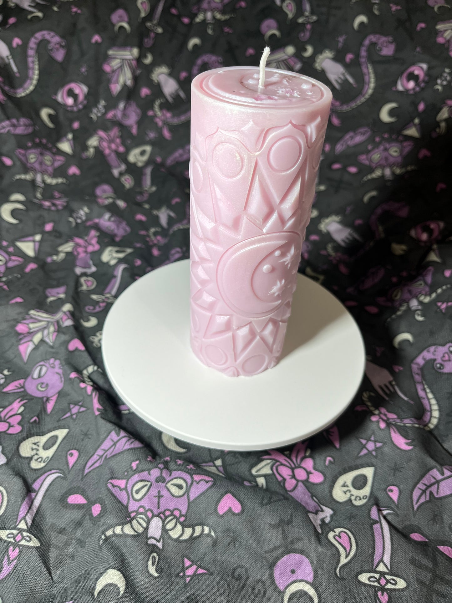 Celestial Pillar Candle *Mild Defects*